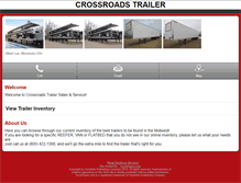 Tablet Screenshot of m.crossroadstrailer.com